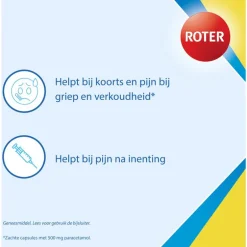 Roter Paracetamol Liquid Caps 500 mg 20 tabl