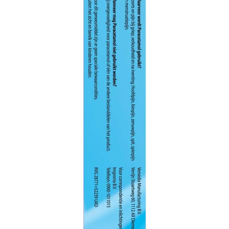 Roter Paracetamol 50 tabletten
