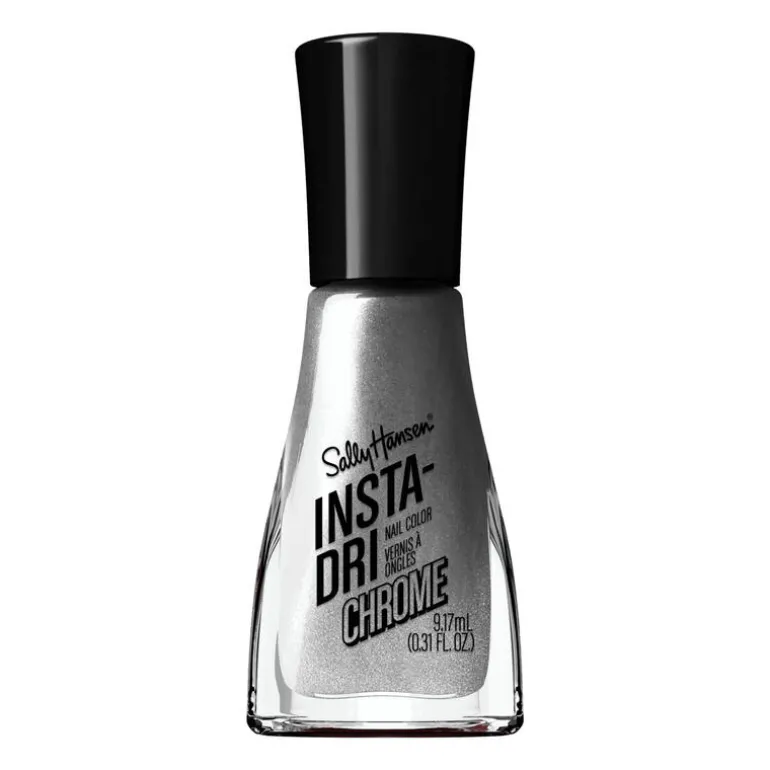 Sally Hansen Insta-Dri Chrome Nagellak - Zilver - 126 Steel the Show