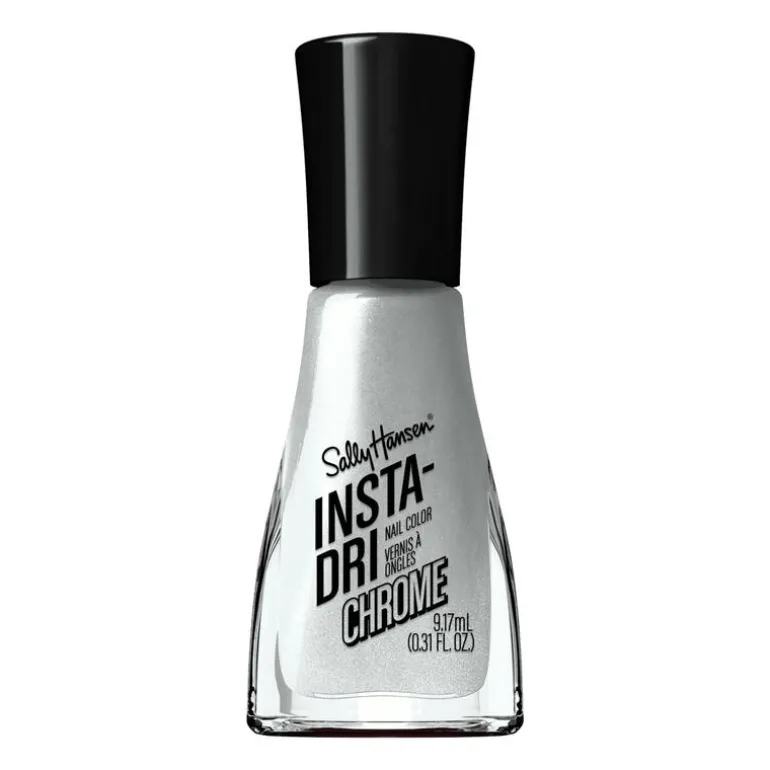 Sally Hansen Insta-Dri Chrome Nagellak - Zilver - 125 Polar Platinum