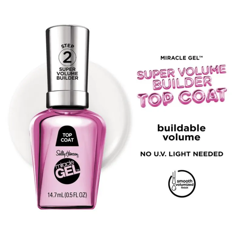 Sally Hansen Miracle Gel Top Coat - Transparant - 114 SuperVolume Builder