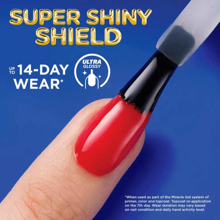 Sally Hansen Miracle Gel Top Coat - Transparant - 115 SuperShiny Shield
