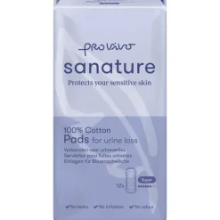 Sanature Pro Vivo 100% Katoenen Incontinentieverband Super 12 stuks
