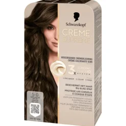Schwarzkopf Creme Supreme Haarkleuring 5-0 Natuurlijk Bruin