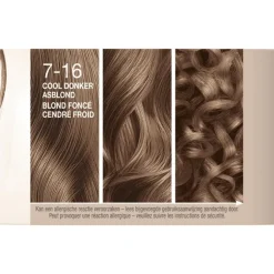 Schwarzkopf Creme Supreme Haarkleuring 7-16 Cool As Donkerblond