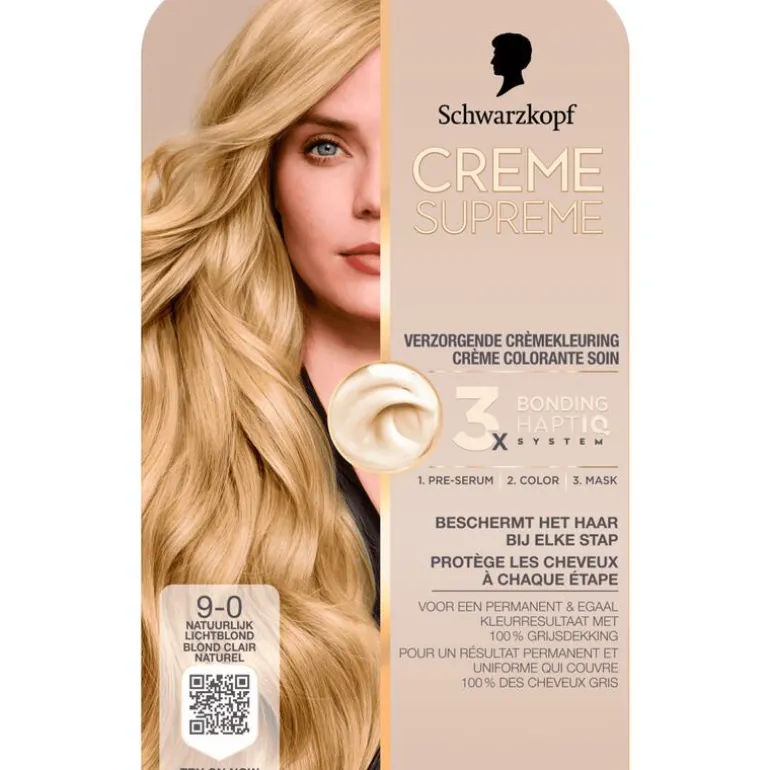 Schwarzkopf Creme Supreme Haarkleuring 9-0 Natuurlijk Lichtblond