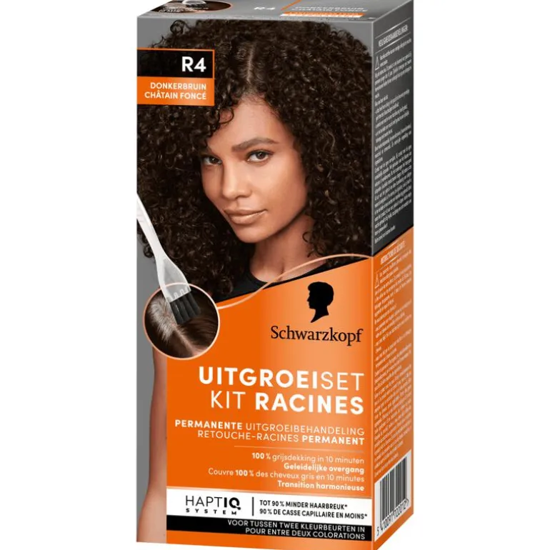 Schwarzkopf Permanent Color Uitgroeiset R4 Donkerbruin