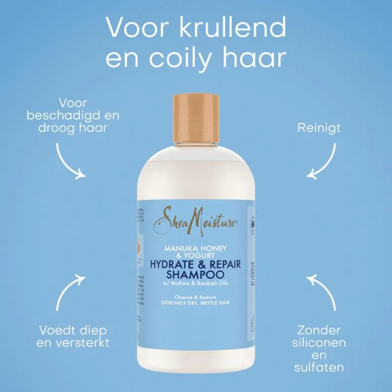 Shea Moisture Manuka Honey Yoghurt Shampoo 384 ML