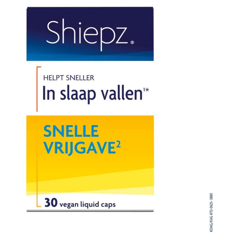 Shiepz helpt in slaap vallen liquid cap 30ST