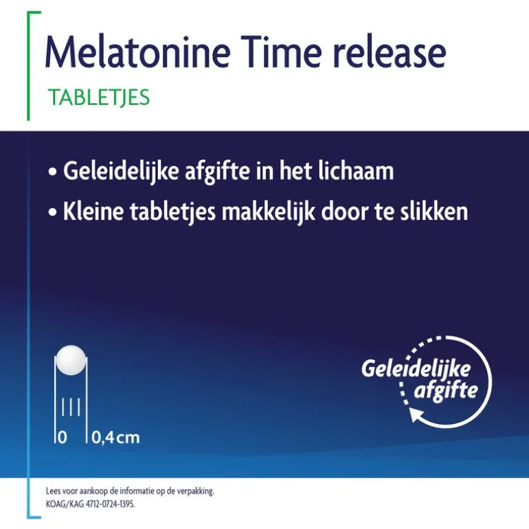 Shiepz Melatonine Time Release 0,1 mg 500 tabletten