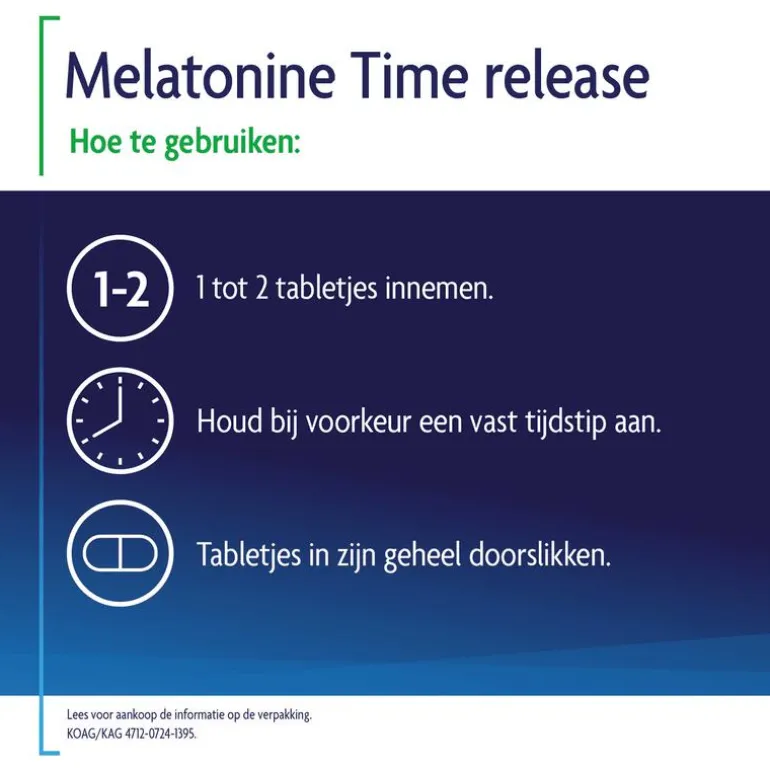 Shiepz Melatonine Time Release 0,1 mg 500 tabletten