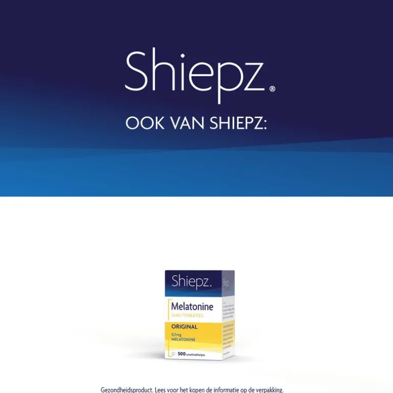 Shiepz Melatonine Time Release 0,1 mg 500 tabletten