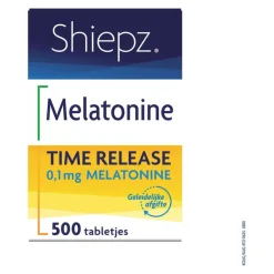 Shiepz Melatonine Time Release 0,1 mg 500 tabletten