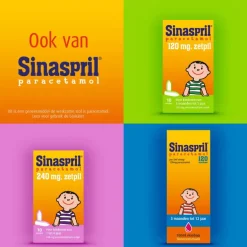 Sinaspril Paracetamol Kauwtabletten 10 stuks