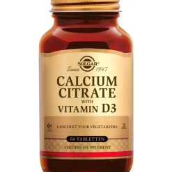 Solgar Calcium Citrate with Vitamin D3 60 tabletten