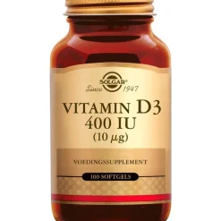 Solgar Vitamin D-3 400 IU 10 mcg 100 softgels