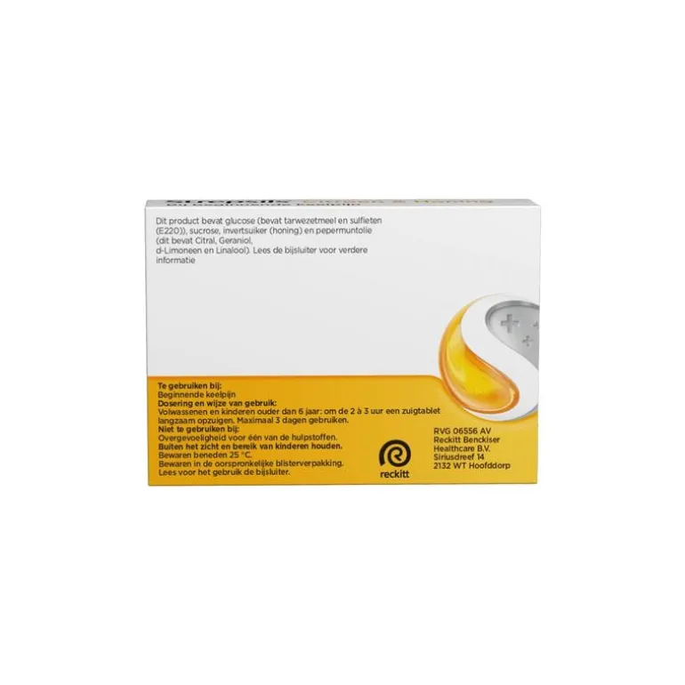 Strepsils Citroen & Honing Zuigtabletten 24 Stuks