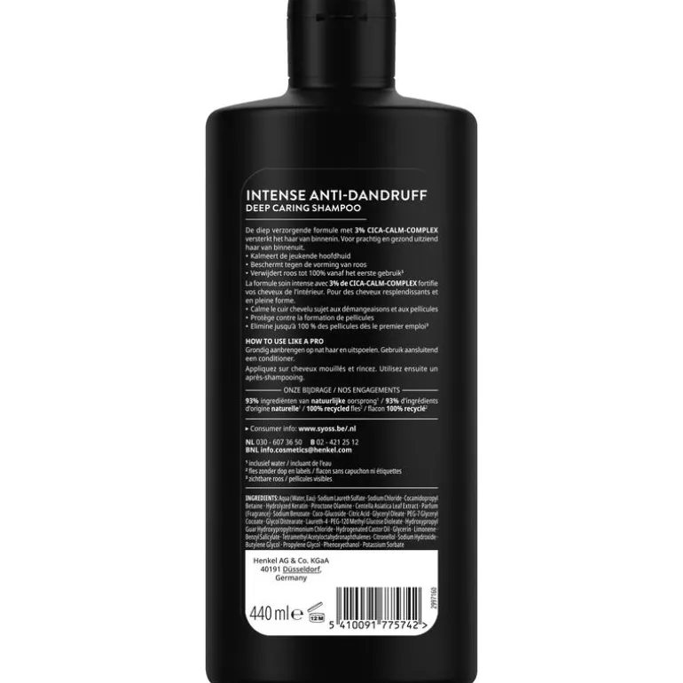 Syoss Intense Anti-Roos Shampoo 440 ML