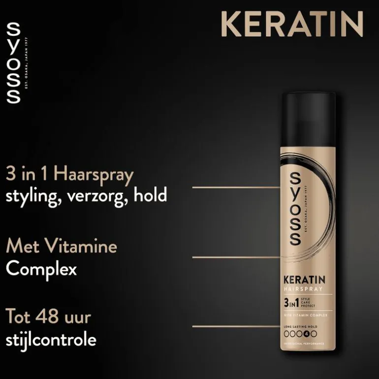 Syoss Keratine Haarspray Mini 75 ML