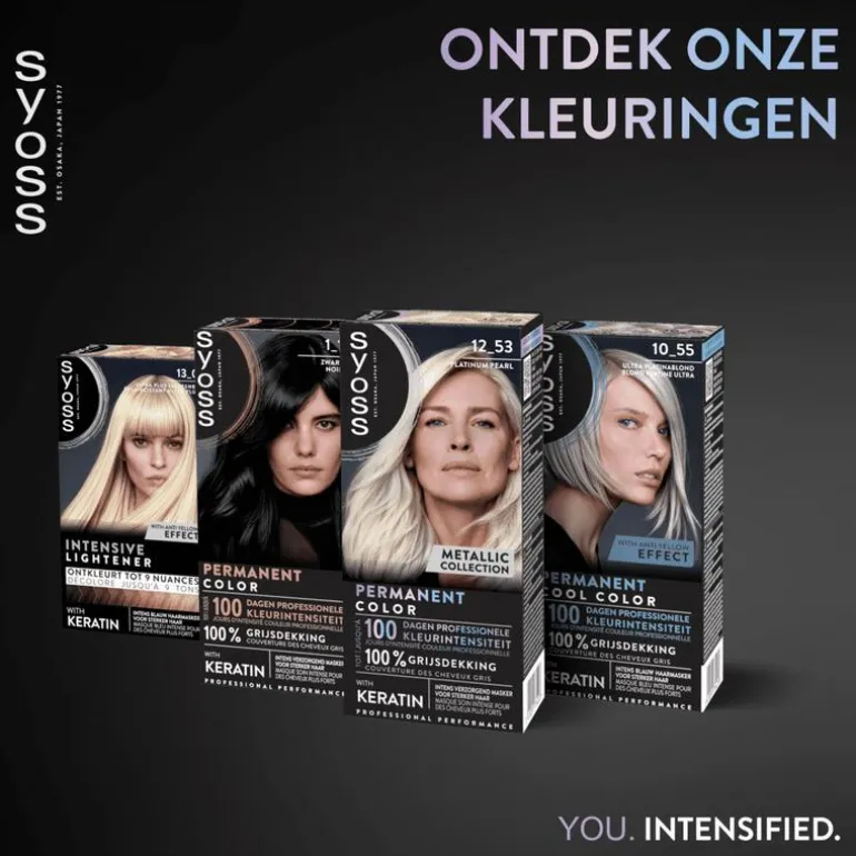 Syoss Metallic Collection Haarkleuring 12-53 Platinum Pearl