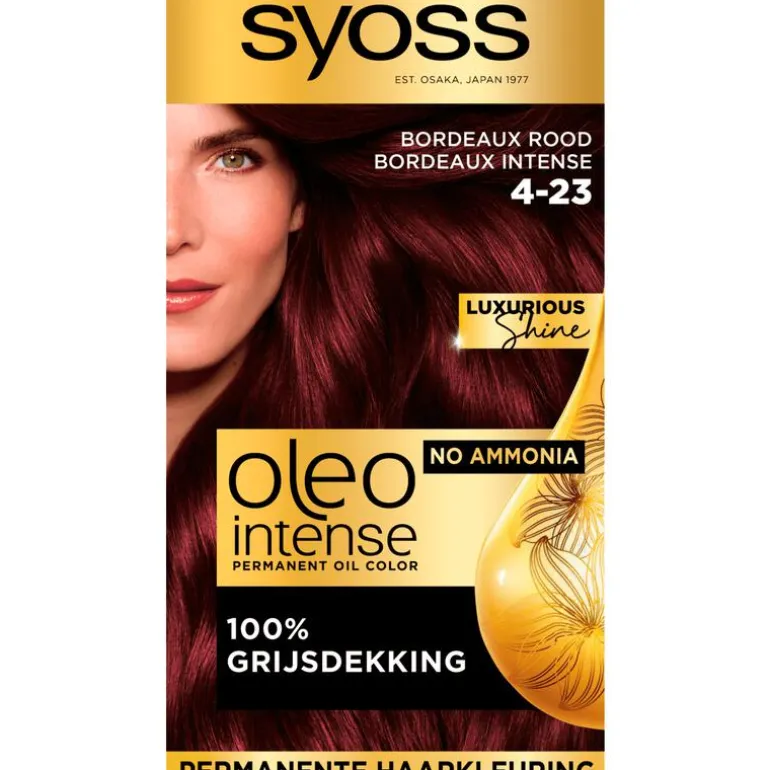 Syoss Oleo Intense 4-23 Bordeaux Rood/Bordeaux Intense