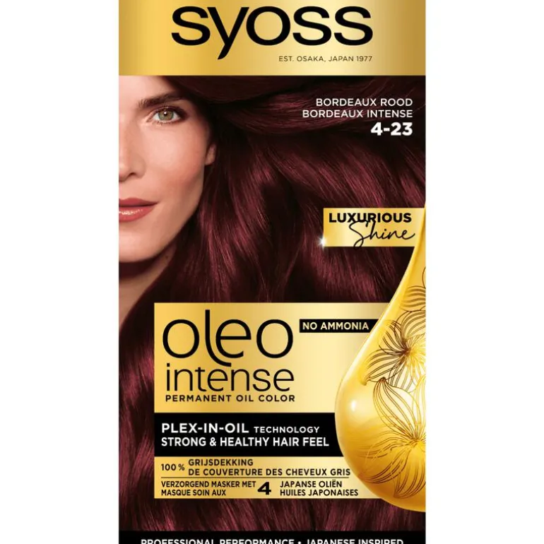 Syoss Oleo Intense 4-23 Bordeaux Rood/Bordeaux Intense
