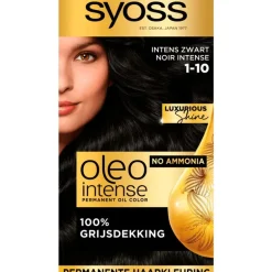 Syoss Oleo Intense 1-10 Intens Zwart/Noir Intense