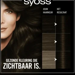 Syoss Oleo Intense 1-10 Intens Zwart/Noir Intense