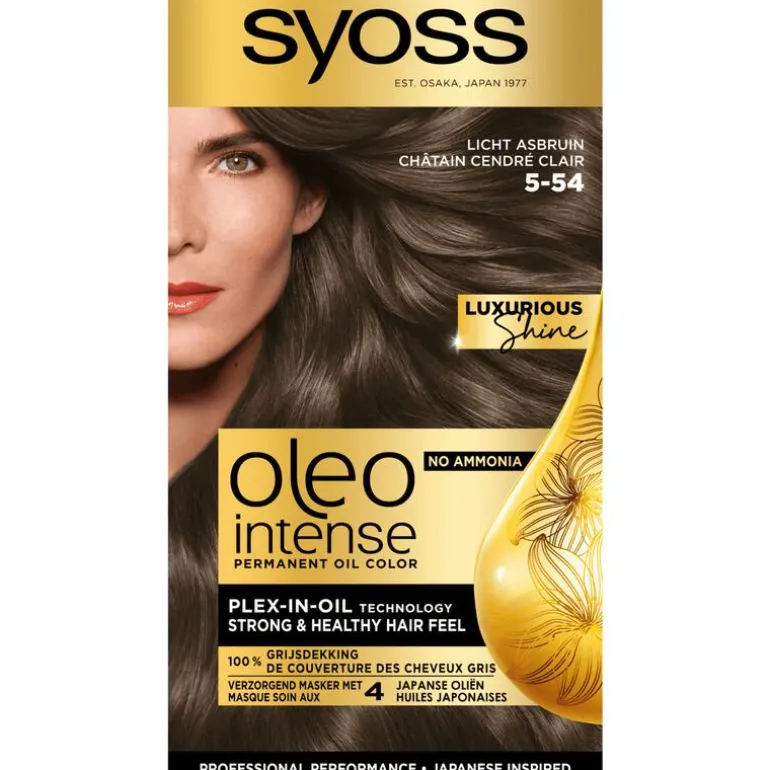 Syoss Oleo Intense 5-54 Licht Asbruin