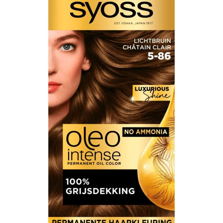 Syoss Oleo Intense 5-86 Lichtbruin/Châtain Clair