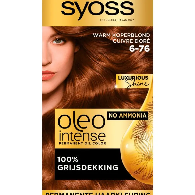 Syoss Oleo Intense 6-76 Warm Koperblond/Cuivre Doré