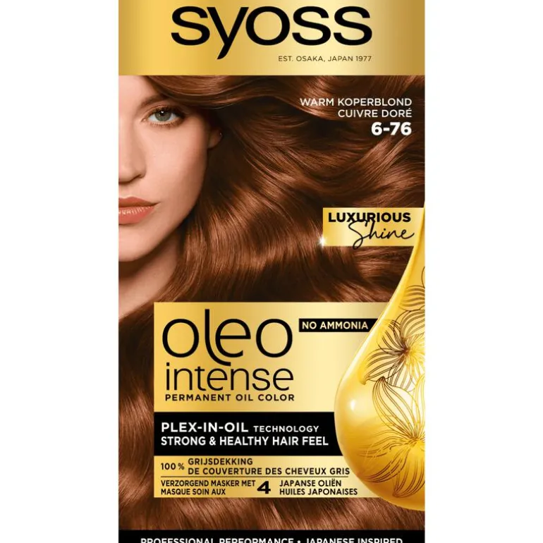 Syoss Oleo Intense 6-76 Warm Koperblond/Cuivre Doré