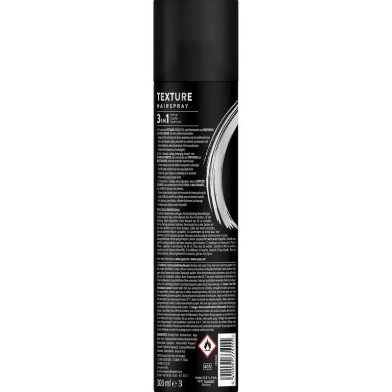Syoss Texture Haarspray 300 ML