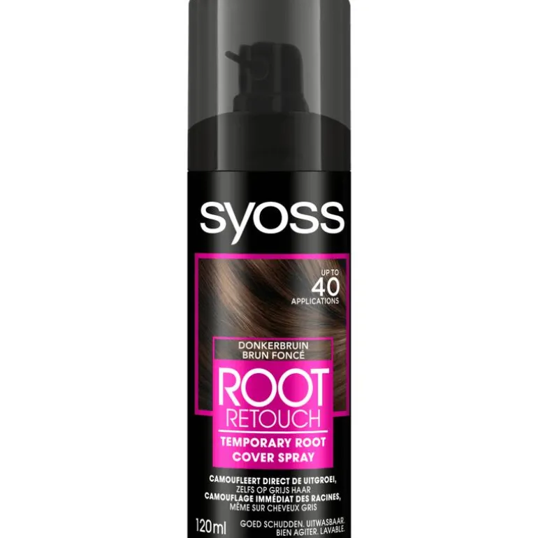Syoss Uit Groeispray Donkerbruin