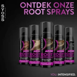 Syoss Uit Groeispray Donkerbruin