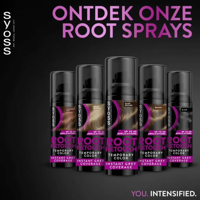 Syoss Uit Groeispray Donkerbruin