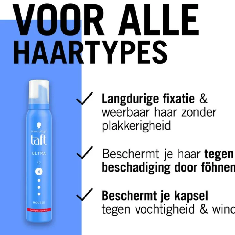 Taft Styling Ultra Haarmousse 200 ML