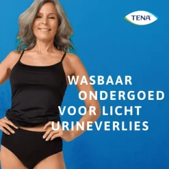TENA WASBAAR ONDERGOED ZWART XL
