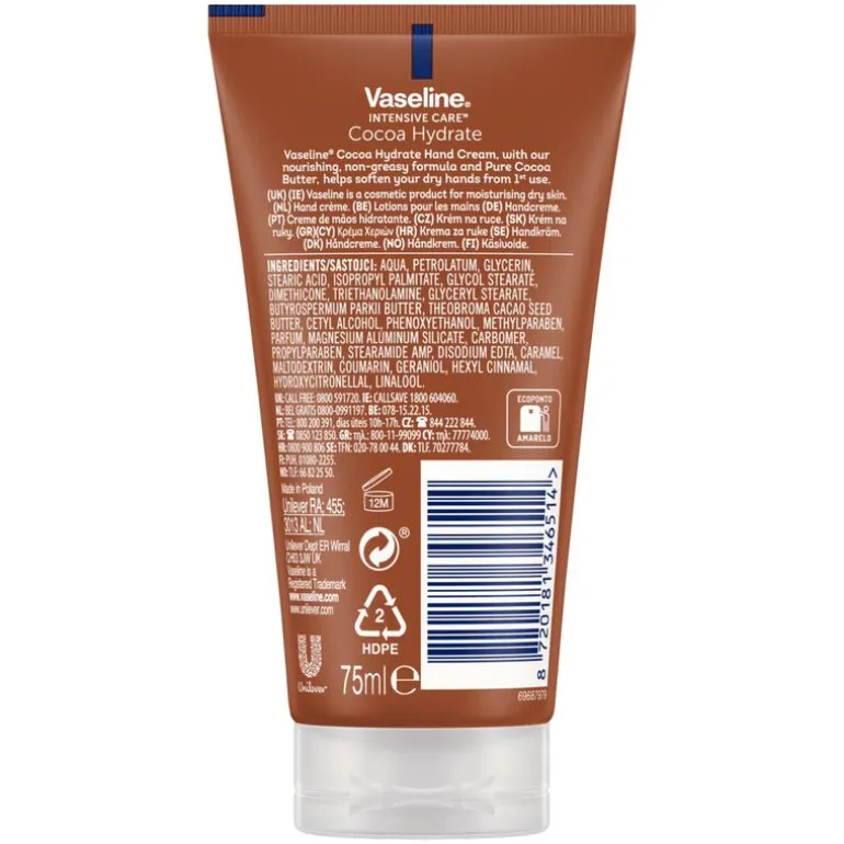 Vaseline Cocoa Hydrate Handcreme 75 ML