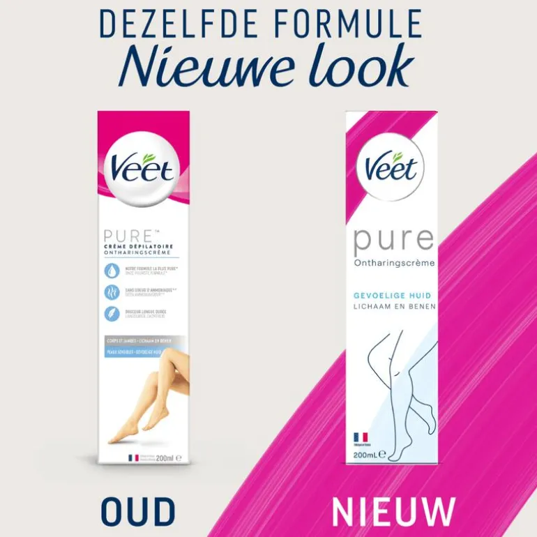 Veet Minima Ontharingscreme Gevoelige Huid 200 ML