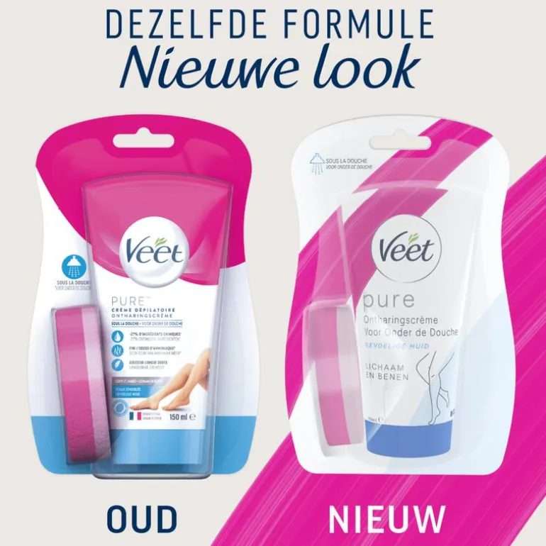 Veet Ontharingscreme Gevoelige Huid In-Shower 150 ML