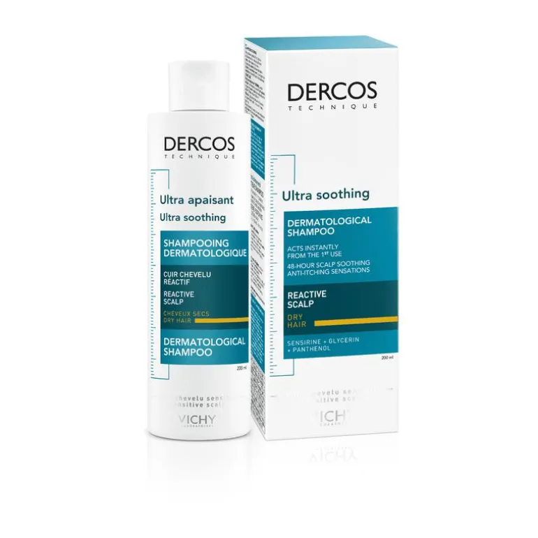 Vichy Dercos Ultra-Kalmerende Shampoo Droog Haar 200 ML
