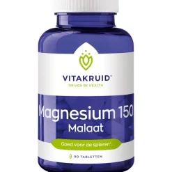 Vitakruid Magnesium 150 Malaat - 90 tabletten