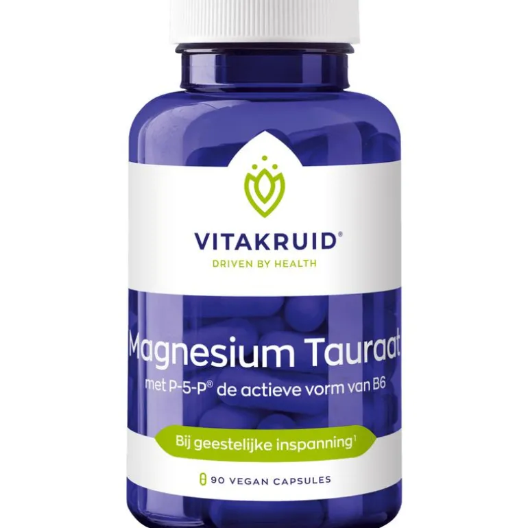 Vitakruid Magnesium Tauraat met P-5-P® - 90 vegan capsules