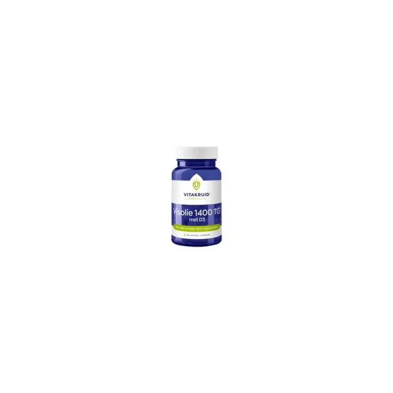 Vitakruid Visolie 1400 TG® met D3 - 30 softgel capsules