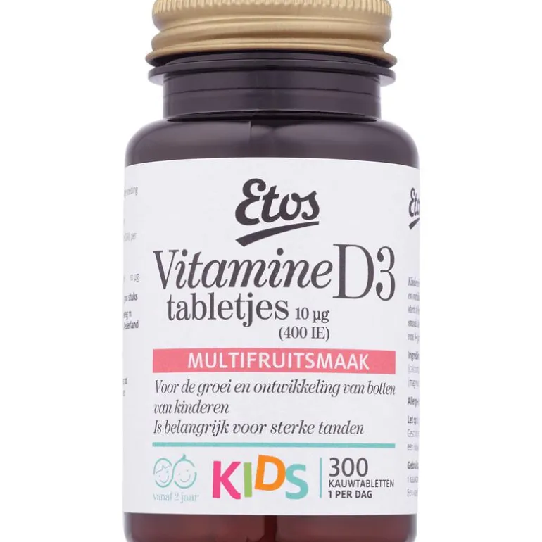 Vitamine D3 10 µg Kauwtabletten 300 tabletten