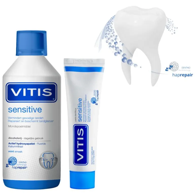VITIS Sensitive Mondspoeling Verlicht Effectief Gevoelige Tanden