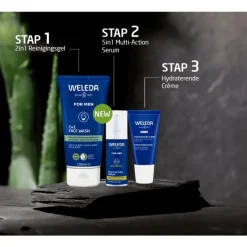Weleda Men 2-in-1 reinigingsgel voor gezicht & baard