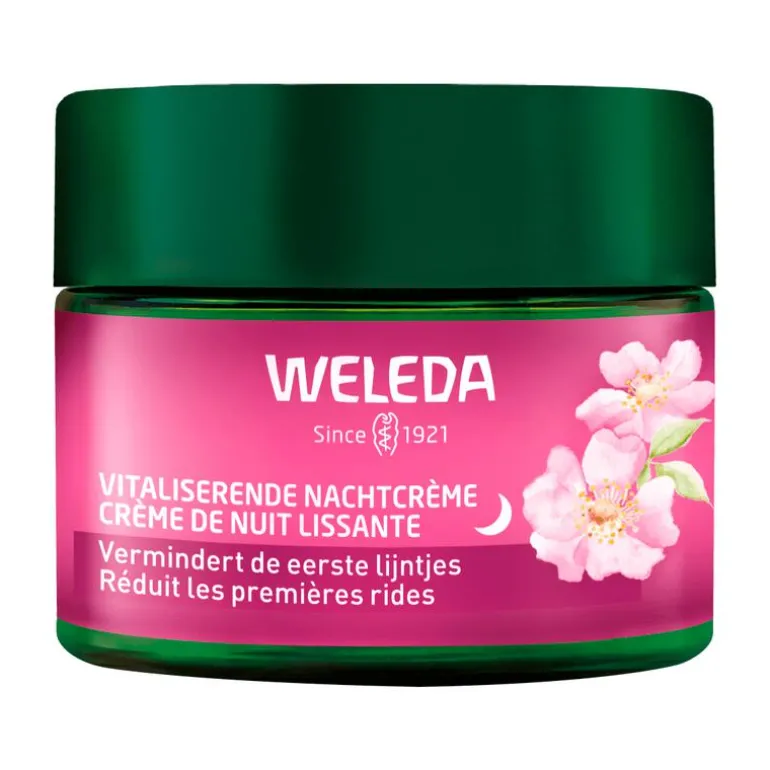 Weleda Wilde Rozen & Witte Thee Vitaliserende Nachtcrème 40 ML