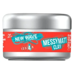 Wella New Wave Messy Matt Clay Haarclay 75 ML
